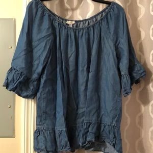Denim top